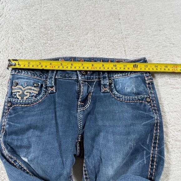 Rock Revival Caro Cropped Straight Skinny Women’s Jeans - Picture 6 of 9